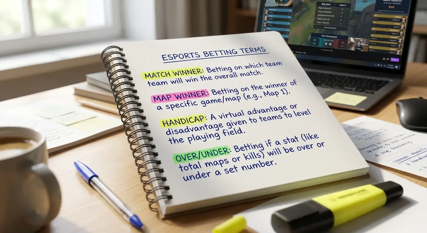 Основни бетинг термини при eSports залагания