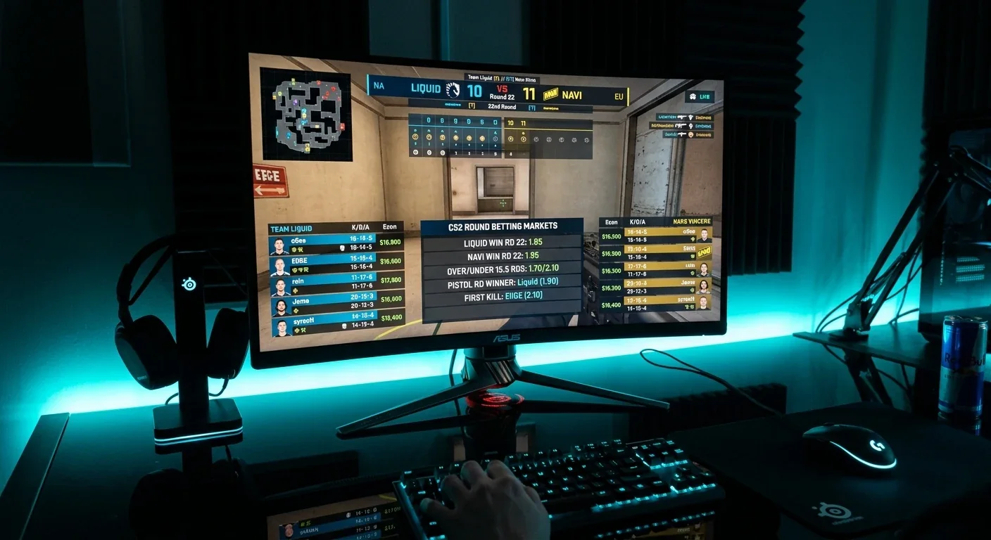 Пазари за залози на рундове в Counter-Strike 2