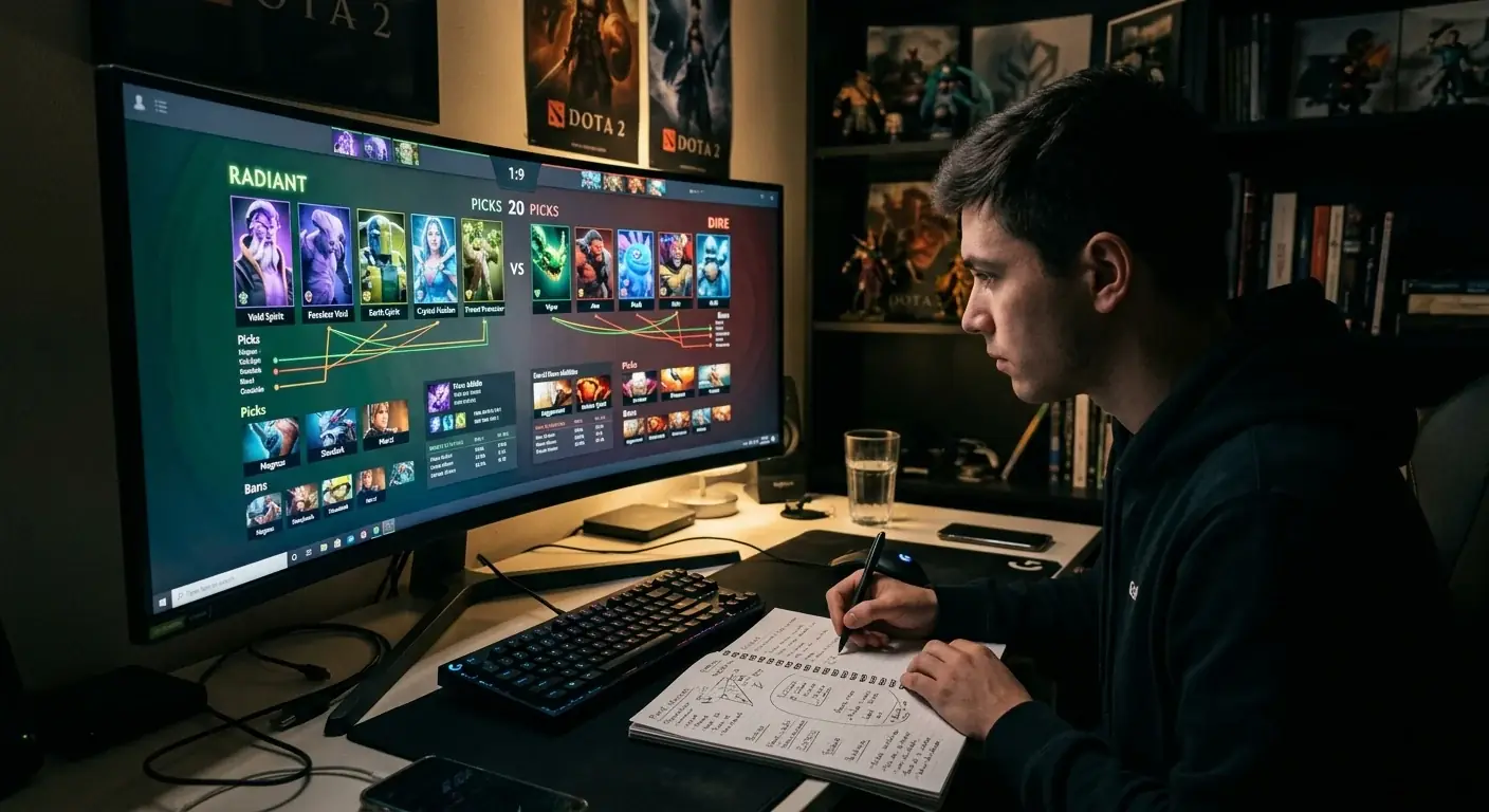 Драфт анализ за Dota 2 залагания