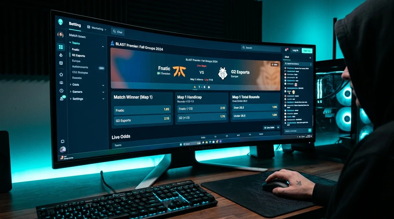Видове залози на киберспорт — пазари за CS2, LoL и Dota 2 с коефициенти и специфични eSports опции