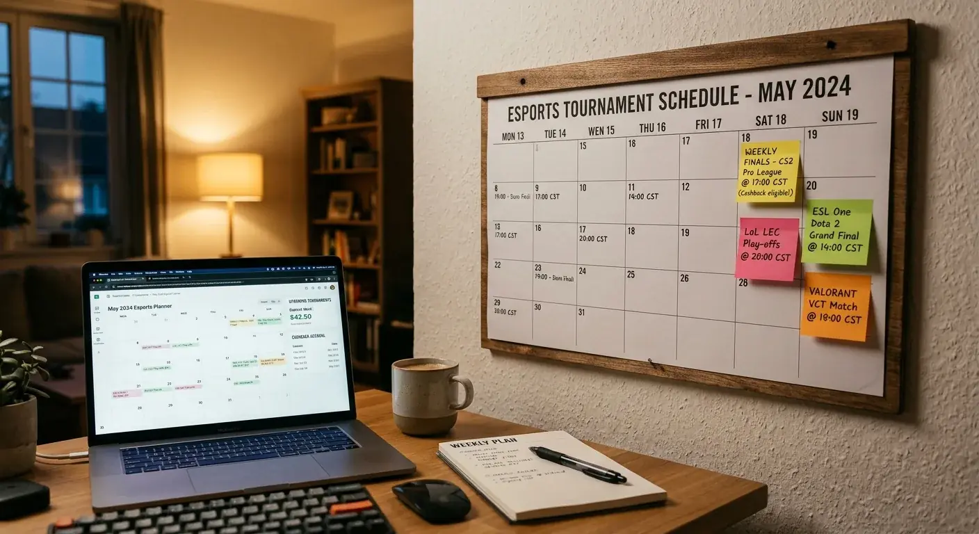 Седмичен кешбек при eSports залагания