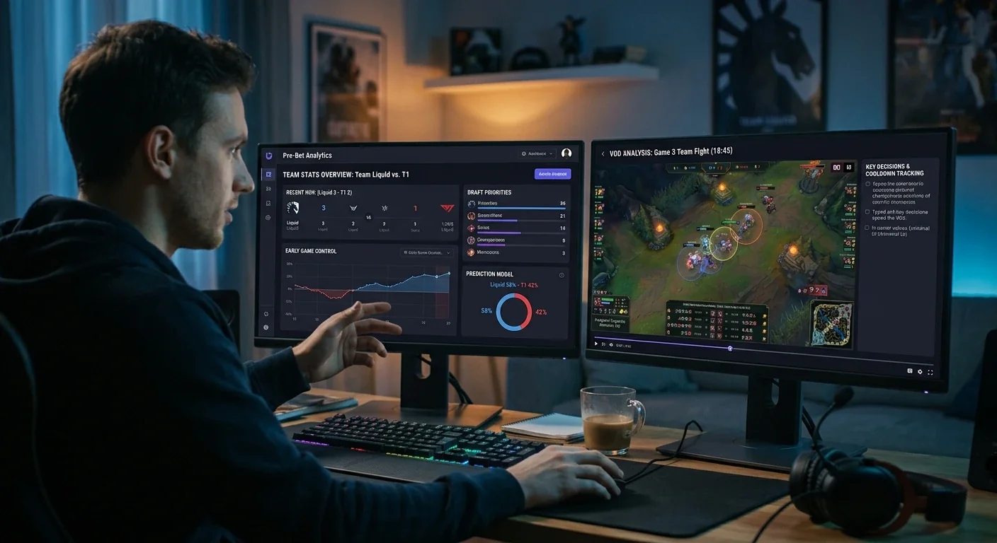 Анализ на eSports мач преди залагане