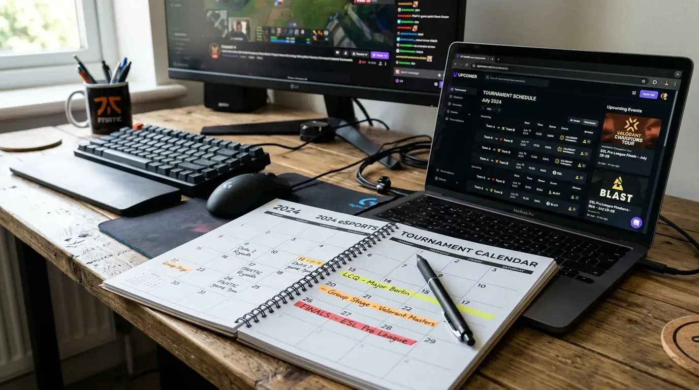 Турнирен календар за планиране на eSports free bet залози
