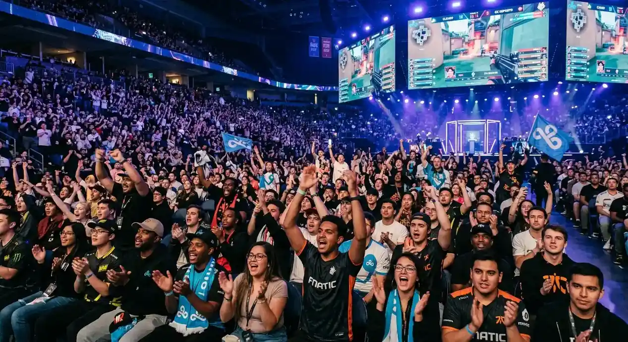 Разнообразна публика на eSports събитие