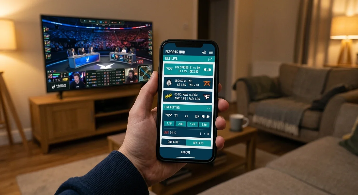 Мобилно залагане на eSports от смартфон — приложение за букмейкър