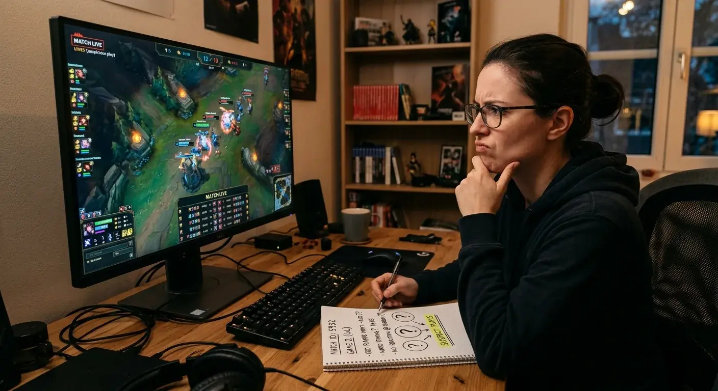 Разпознаване на подозрителен eSports мач